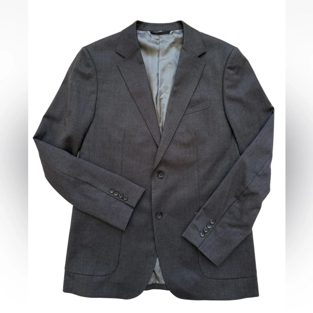 Bonobos Lanificio Comero Standard Fit Wool Sportcoat Jacket Mens 42L Gray